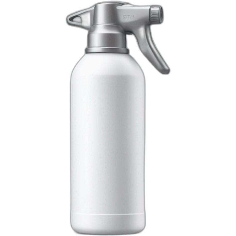 white aluminum bottle spray nozzle emoji