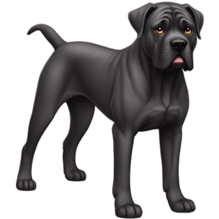 Dog Cane Corso full body emoji