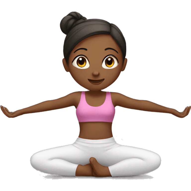 yoga girl emoji