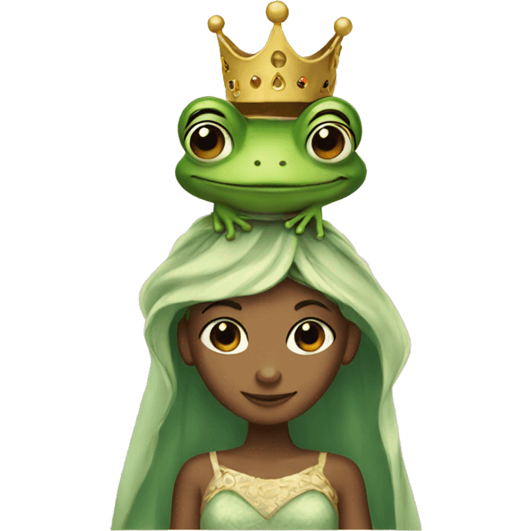 Frog princess emoji