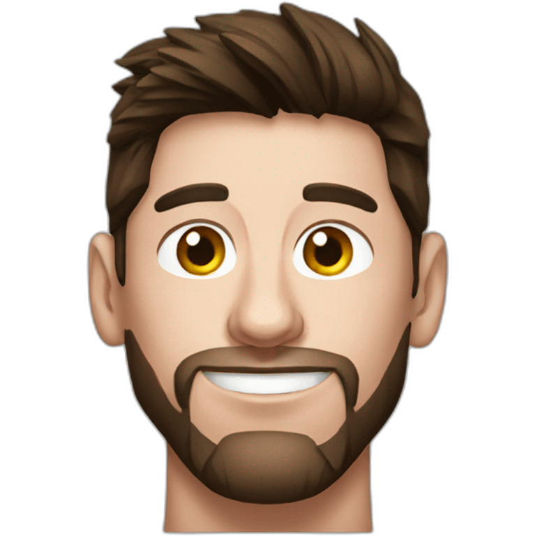 Messi face emoji