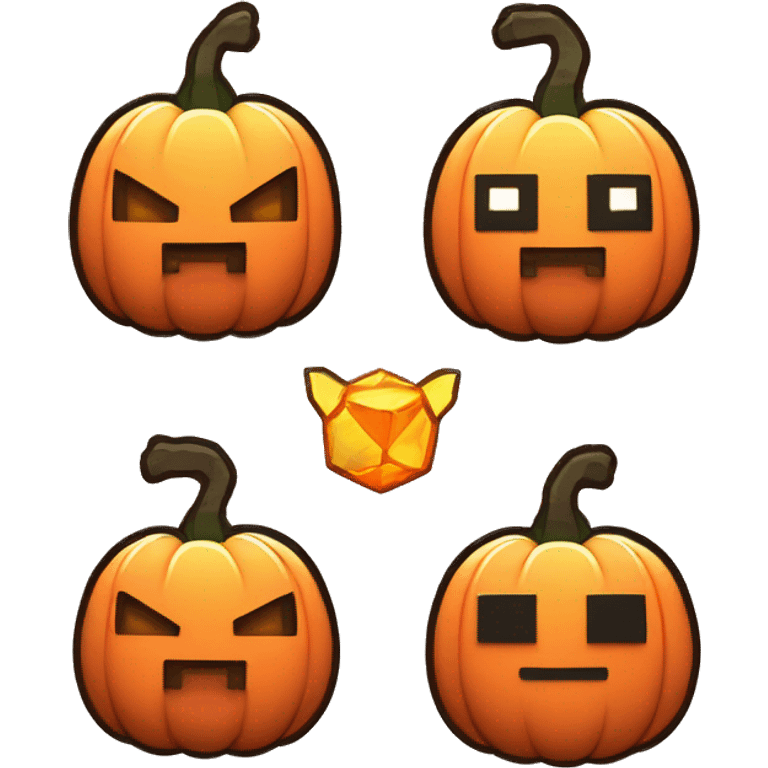 pokemon pumpkin minecraft badge medal future cute emoji