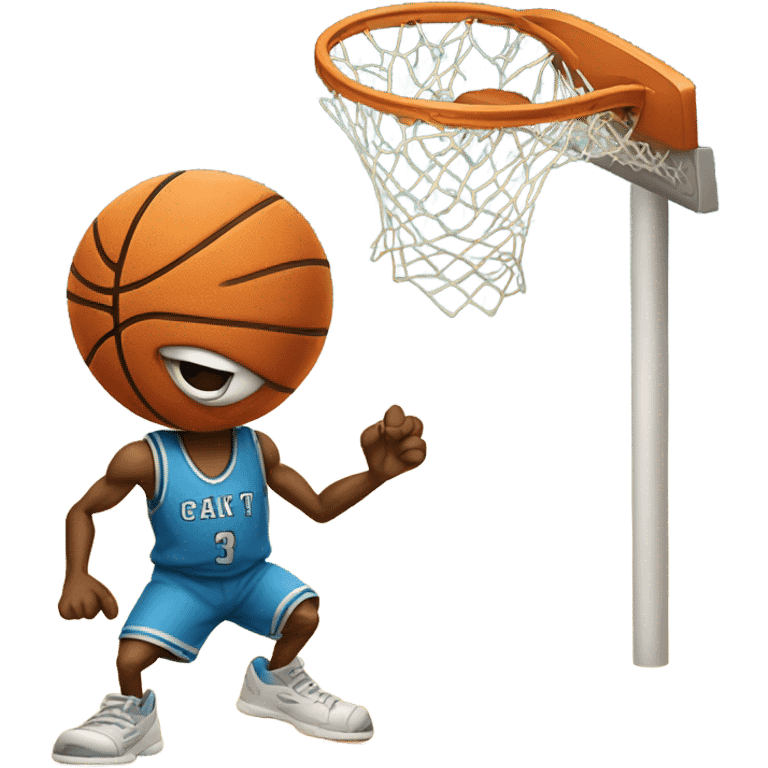 Ant playing basketball  emoji