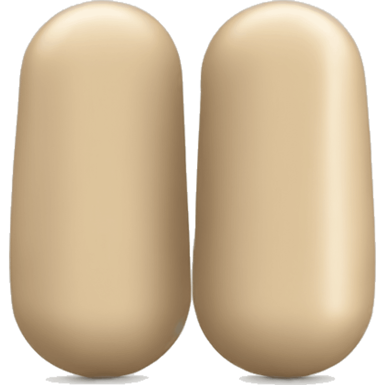 beige protective earplugs  emoji