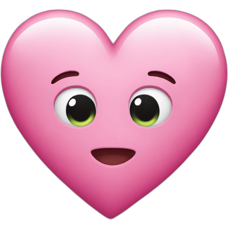 Pink heart  emoji