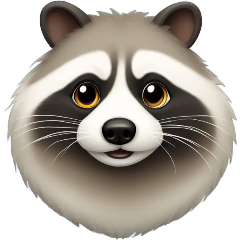 fat raccoon dog emoji