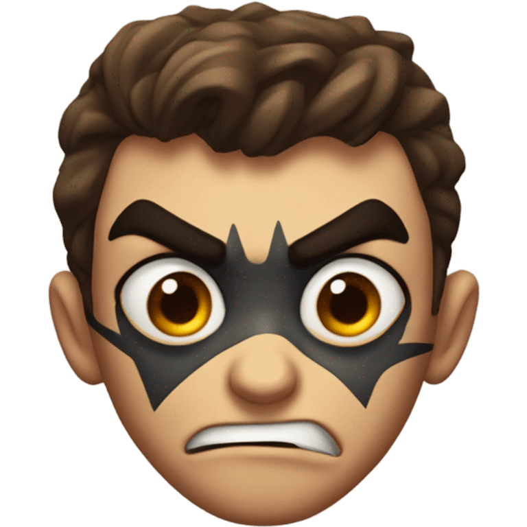 Mad at Spider-Man face emoji