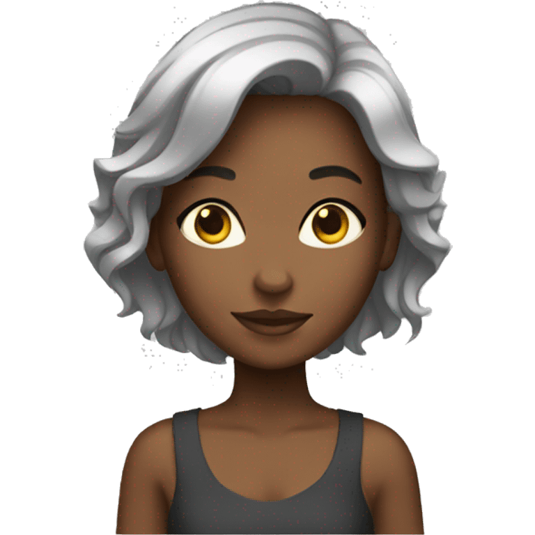 Menina negra emoji