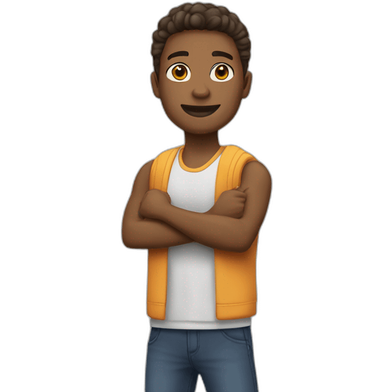 Humain en train de ken emoji