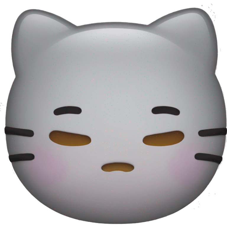 hello kitty tired emoji