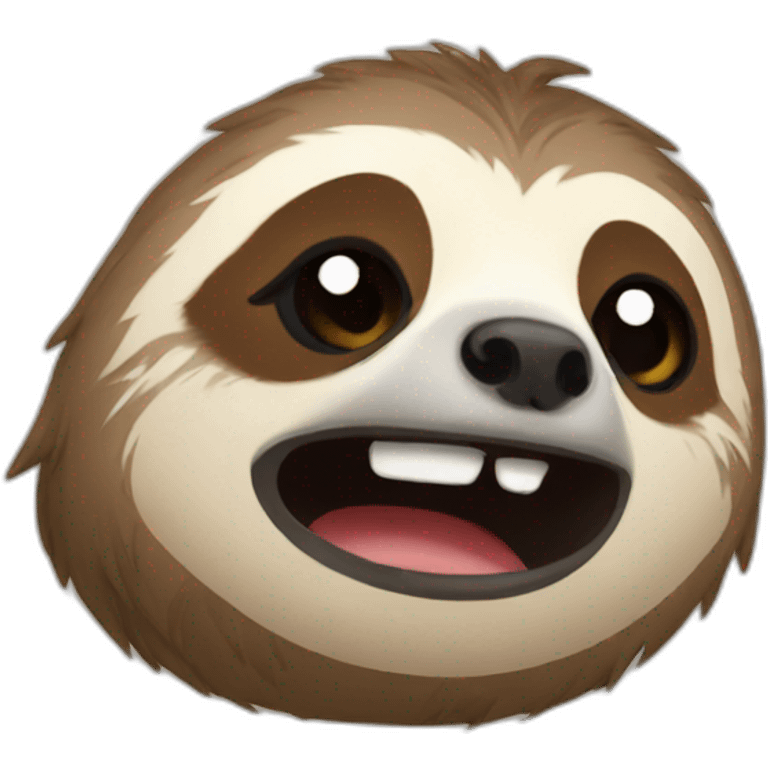 crying cute sloth emoji