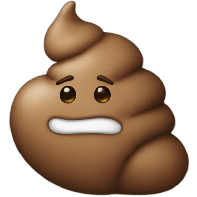 realistic poop emoji