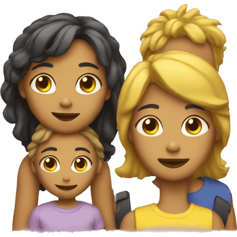 yellow family emoji