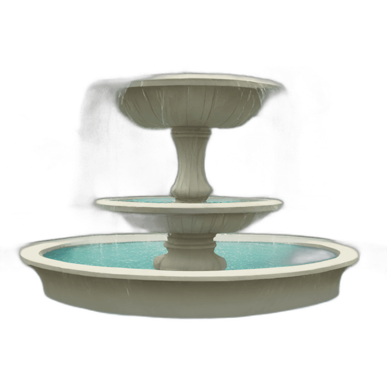 Mesmerizing fountain emoji