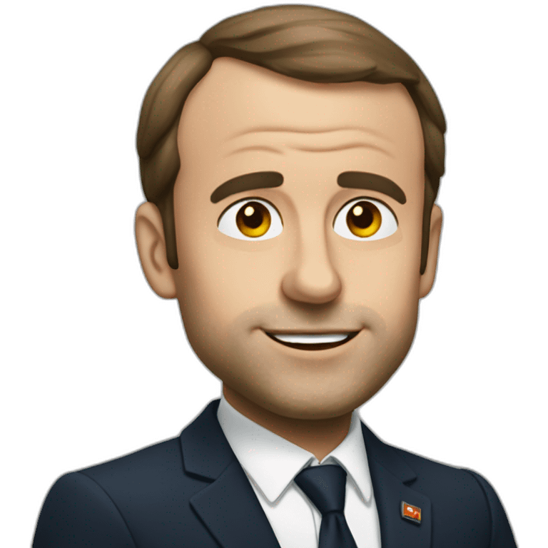 Macron drunk emoji