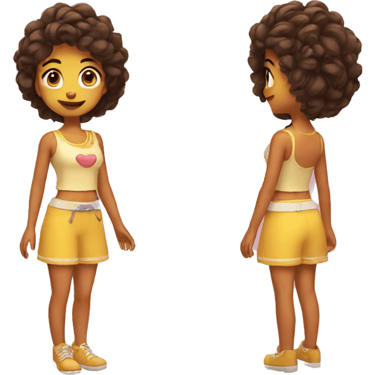 Chica cute  emoji