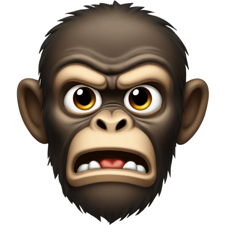 Angry monkey  emoji