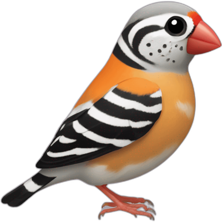 "Zebra finch" chestnuk emoji