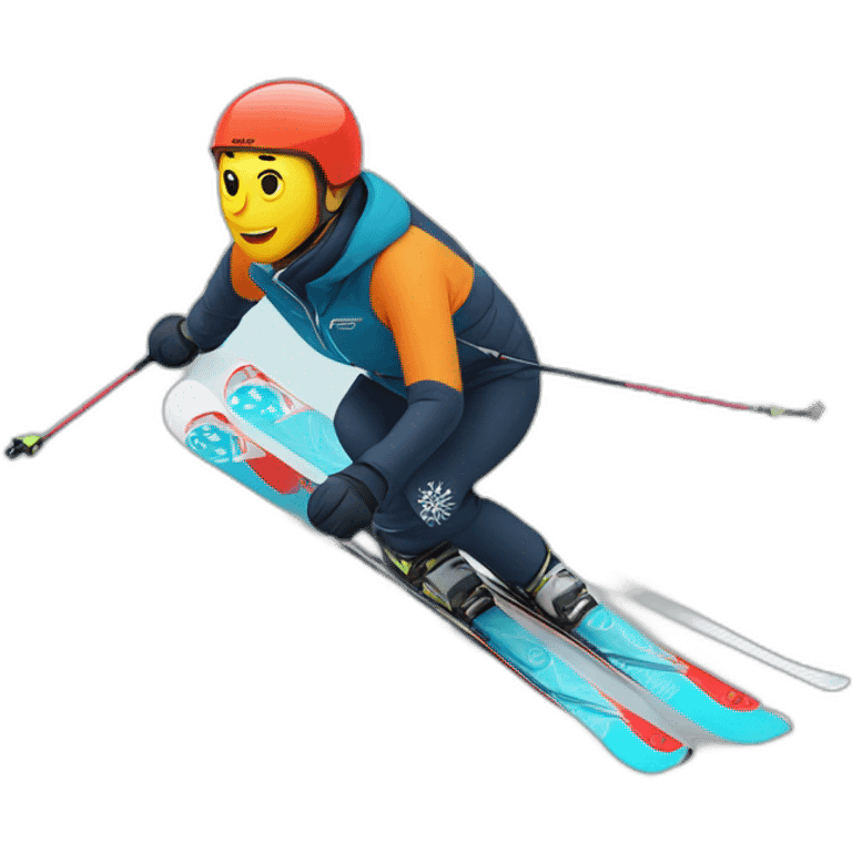 Macron ski emoji