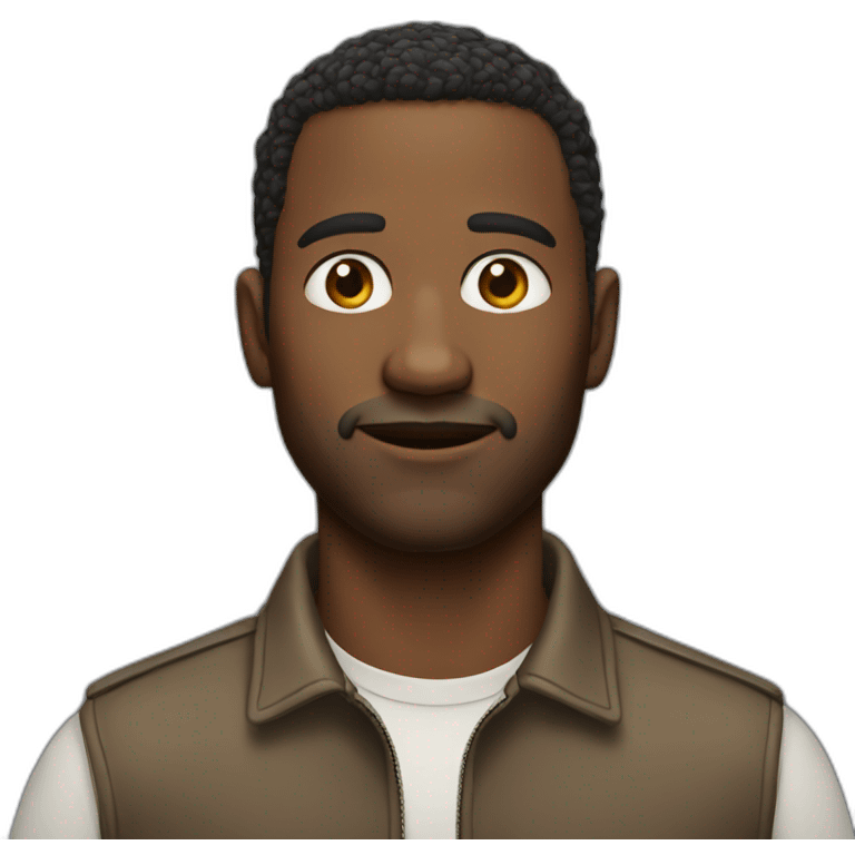 a real man that does not look like an emoji at all but is very realistic emoji