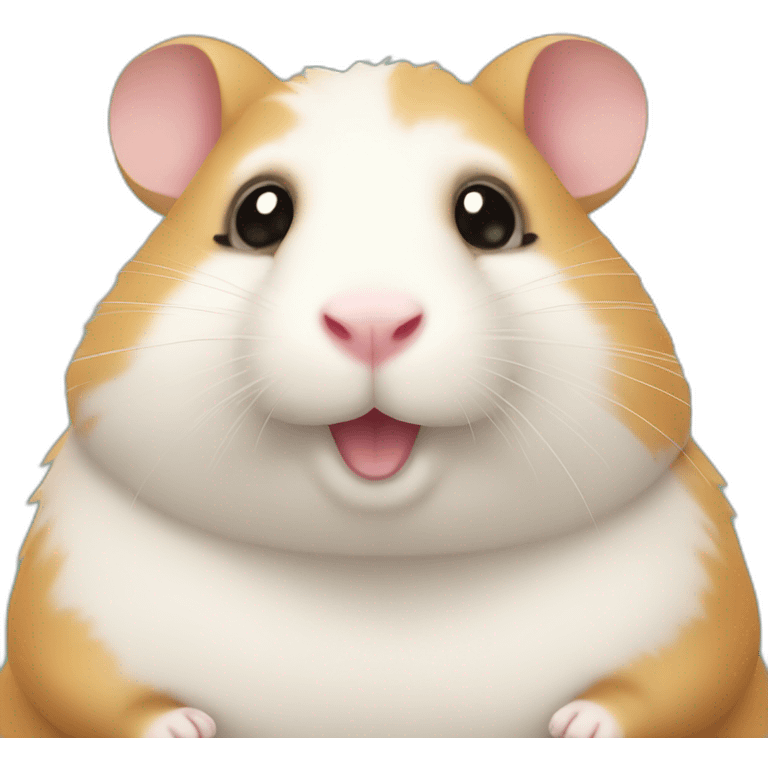 Fatty round hamster emoji