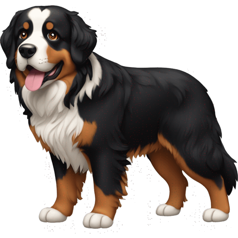 Bernese Mountain Dog Full Body emoji