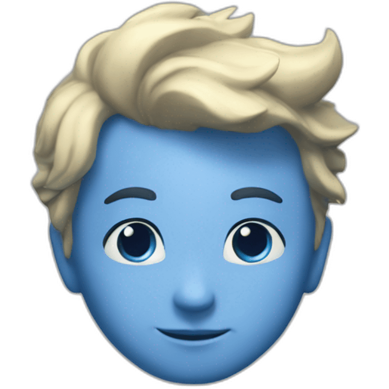 Étoile bleu emoji