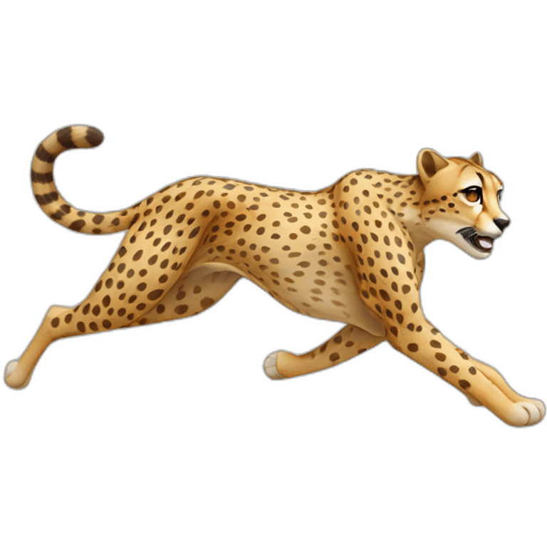 running cheetah emoji