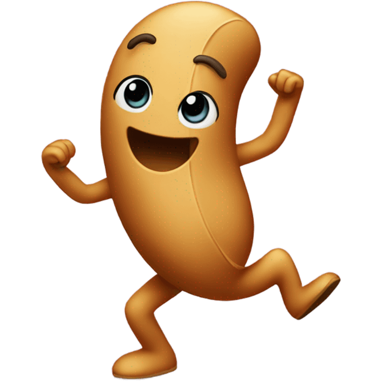 Dancing peanut emoji