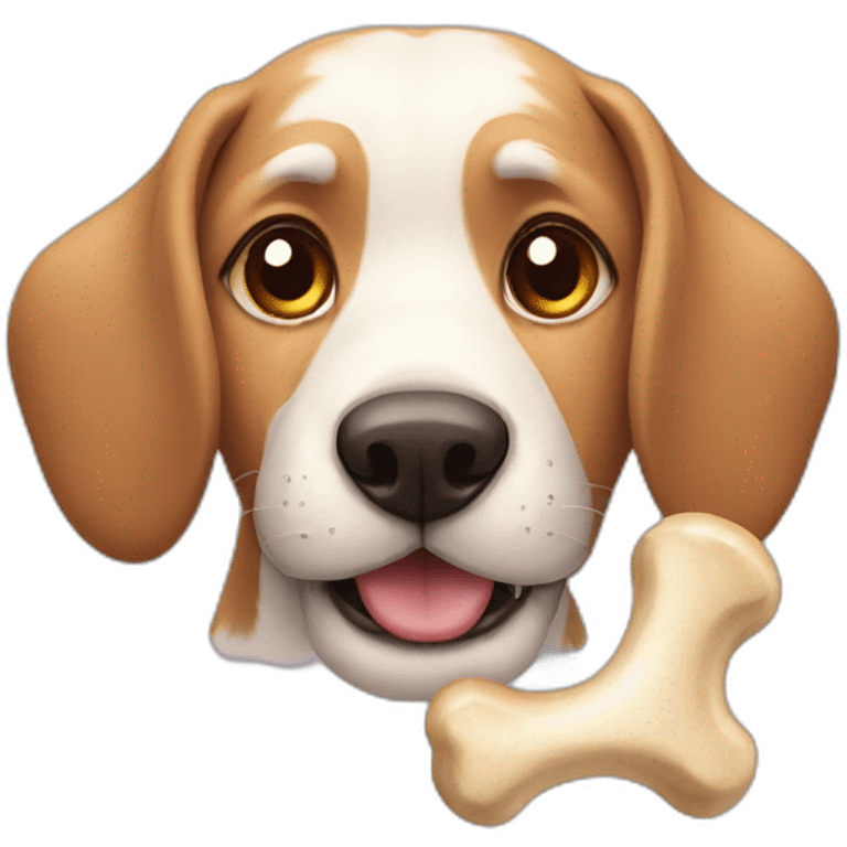 dog with bone emoji