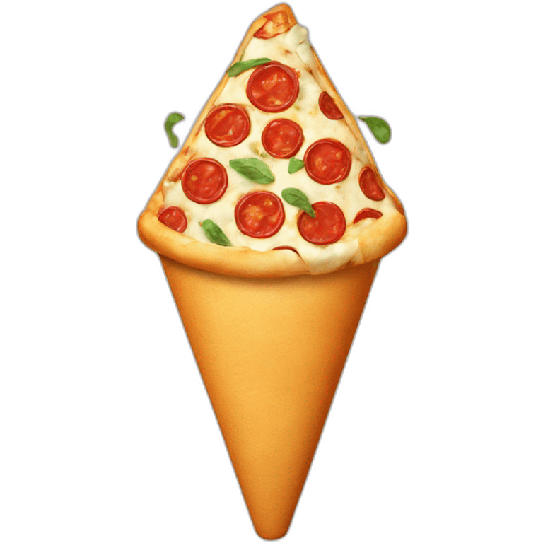 Pizza cone emoji