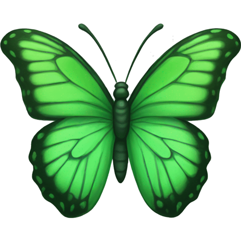 Green butterfly  emoji