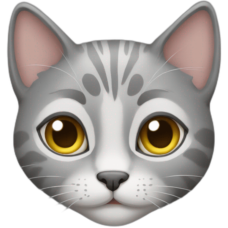 grey cat emoji