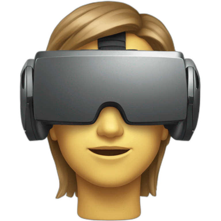 Virtual reality headset emoji