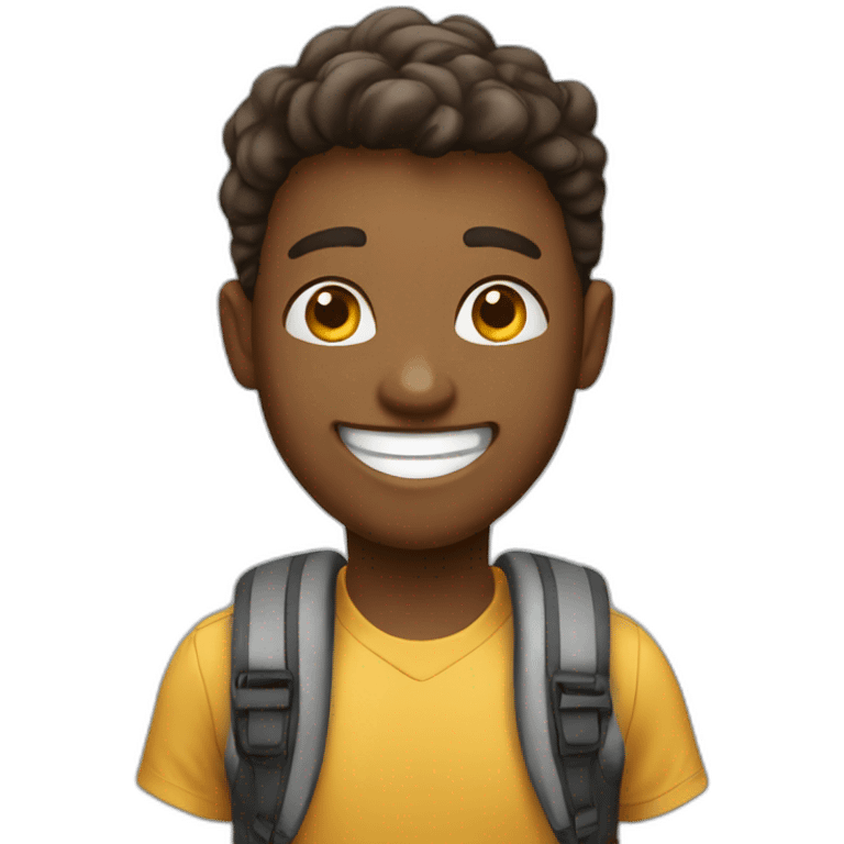 happy student emoji