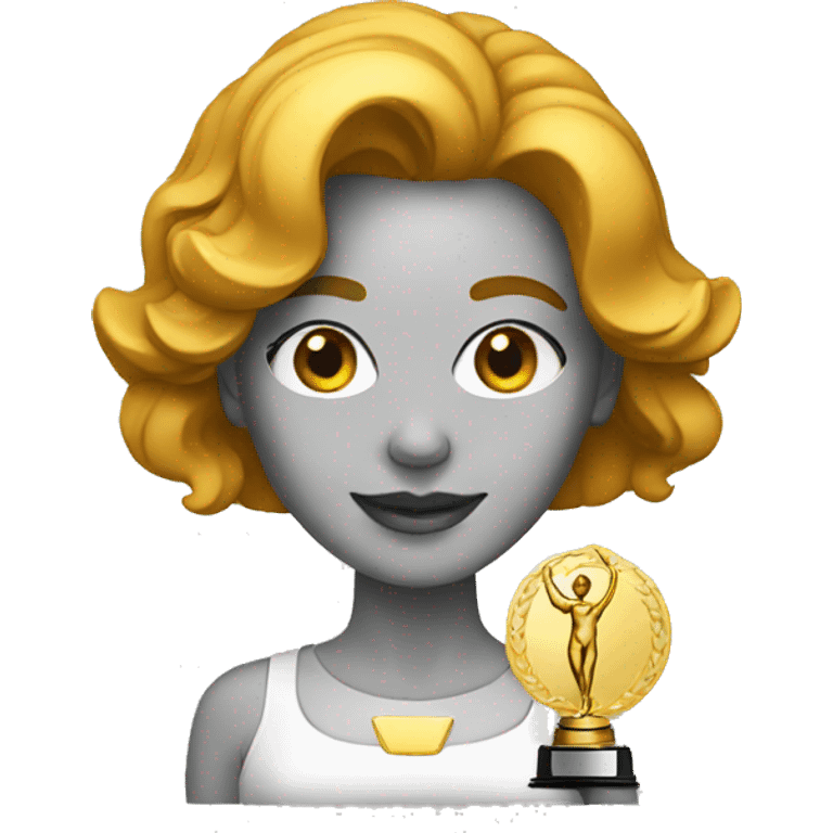 Actress with award  emoji