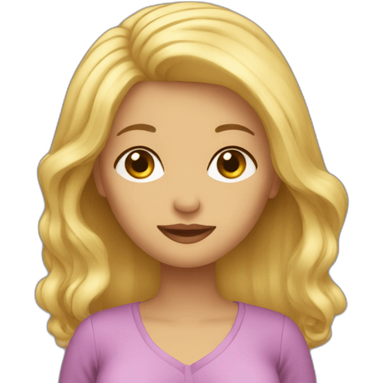 Femme enceinte blonde emoji