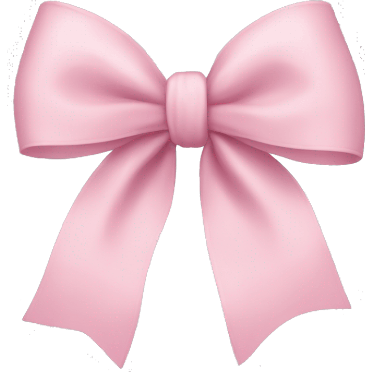 Create a light pink bow emoji