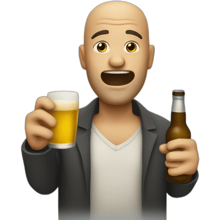 drunk man emoji