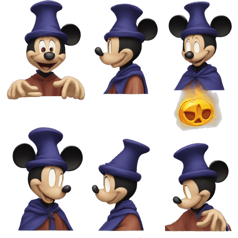 Sorcerer Mickey Mouse emoji