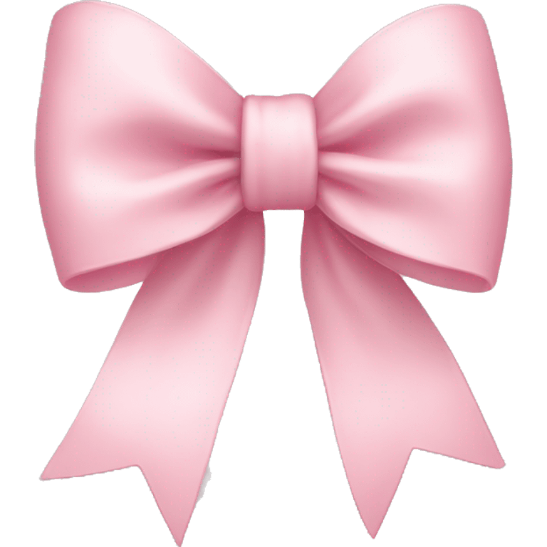 Light pink bow emoji