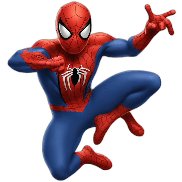 spiderman qui fais un dab emoji