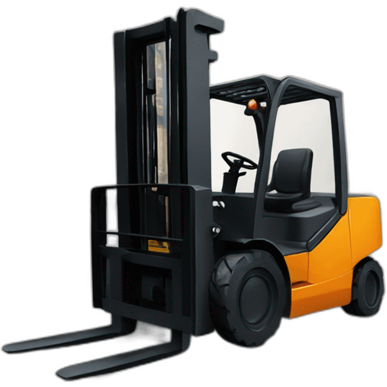 forklift in a warehouse emoji