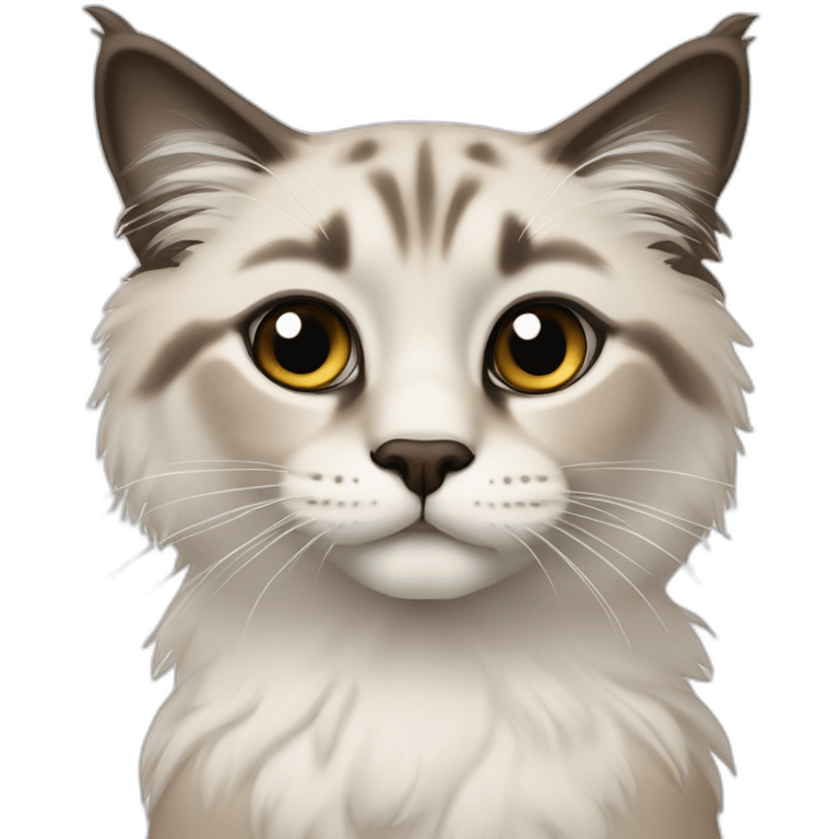 Lynx point ragdoll emoji