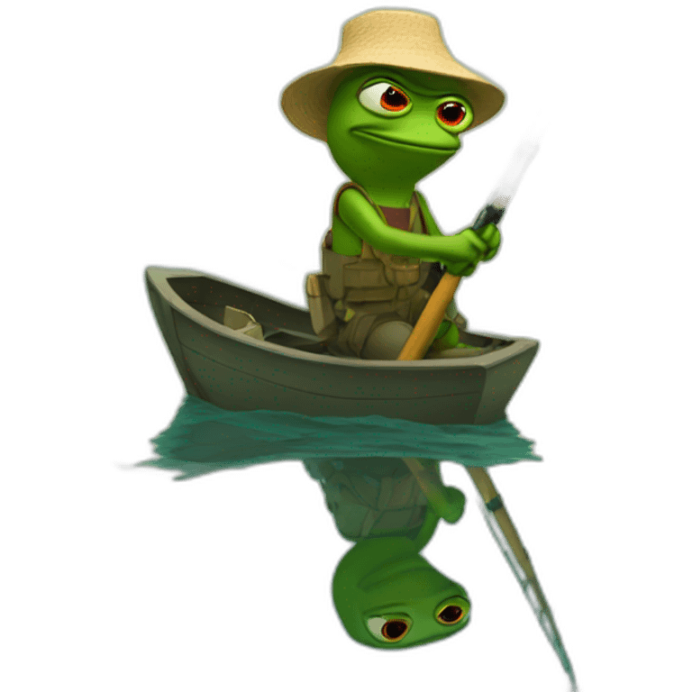 pepe fishing emoji