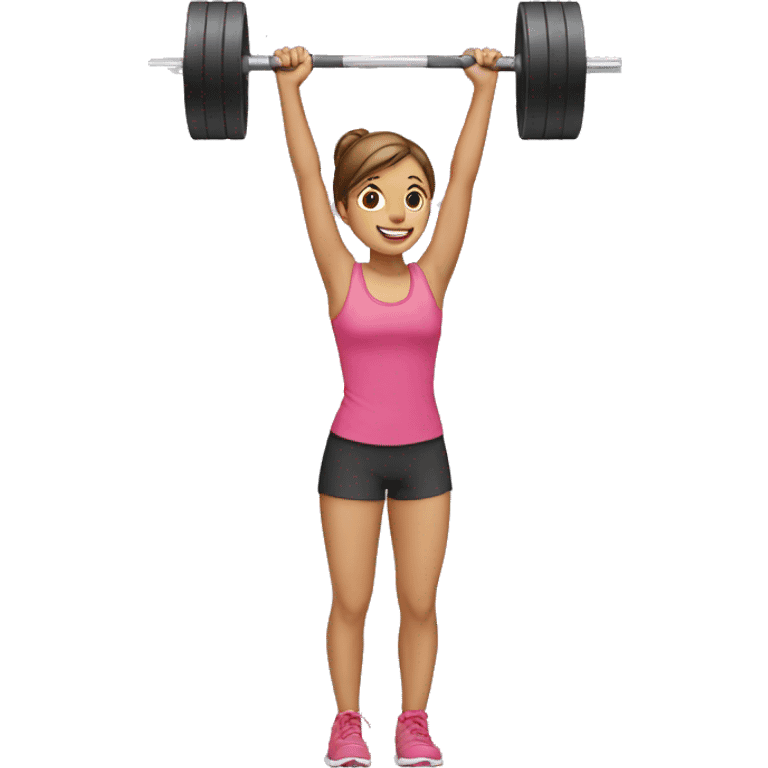 girl lifting emoji