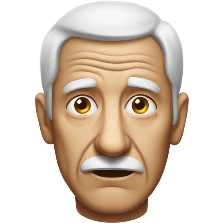 An elderly man but he’s been through keno and knows he’s dying soon emoji