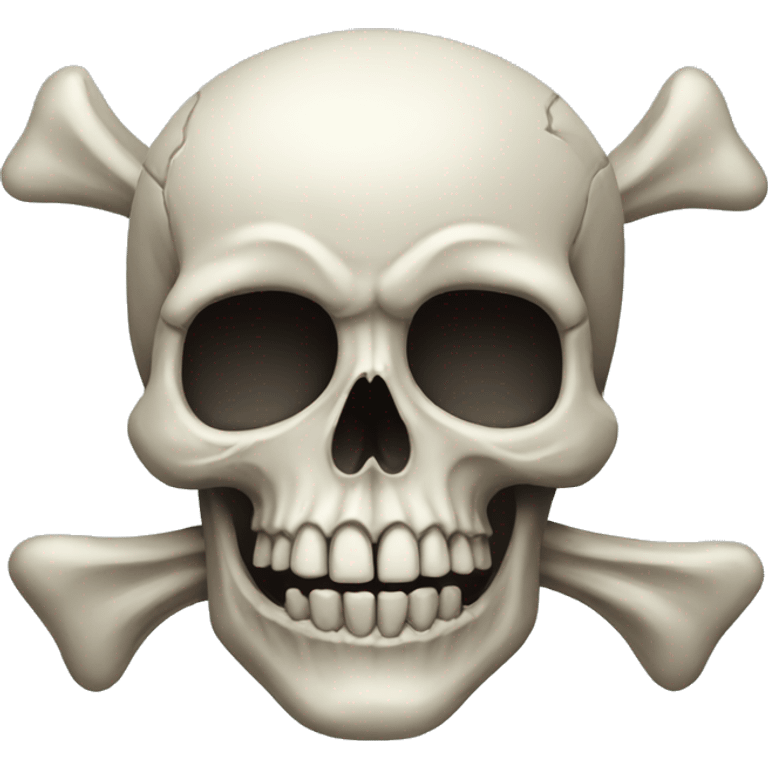 Skull with bow emoji