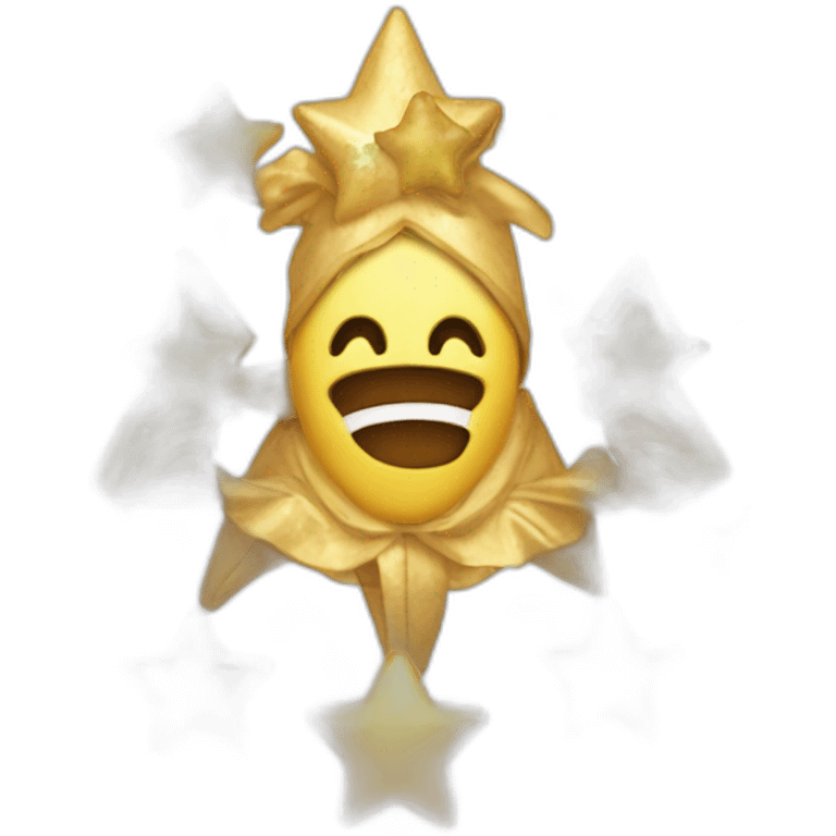 Mar con estrellas emoji