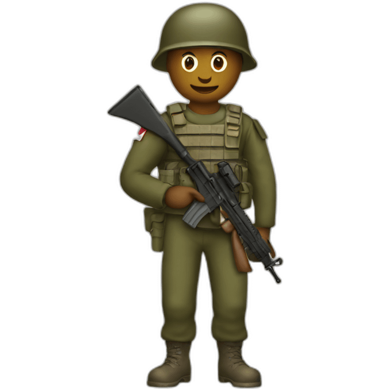 card-carrying soldier emoji